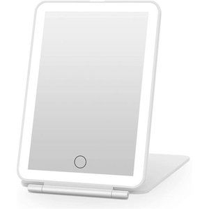 Rechargeable Travel Makeup Vanity Mirror with 72 Led Lights, Portable Lighted